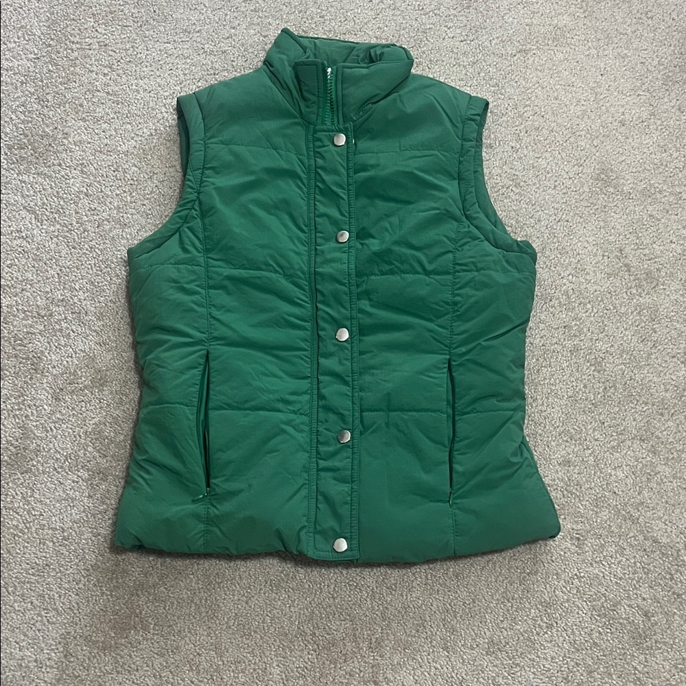 Harold's Emerald Green Quilted Puffer Vest